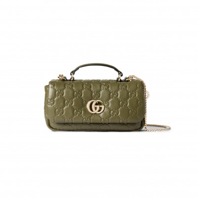 GUCCI GG MILANO SMALL TOP HANDLE BAG 806017 (21*12.5*4.6cm) 